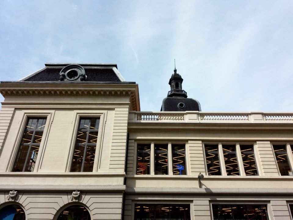 Hôtel Dieu de Lyon - Rue de la Barre - Haut de la façade