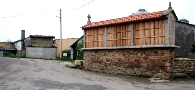 Hórreo en As Merelas Fisteus Curtis wikigl