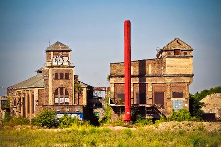 Industry building ruin