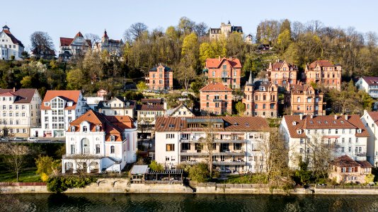 Häuser in der Olgastraße in Tübingen