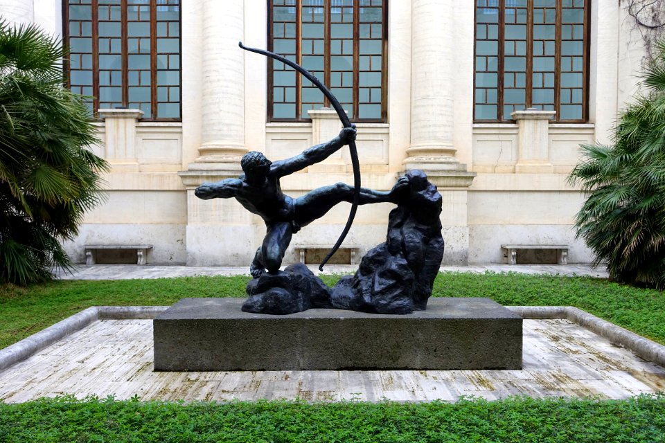 Héraklès archer by Antoine Bourdelle, 1909 - Galleria nazionale d'arte moderna - Rome, Italy - DSC05590