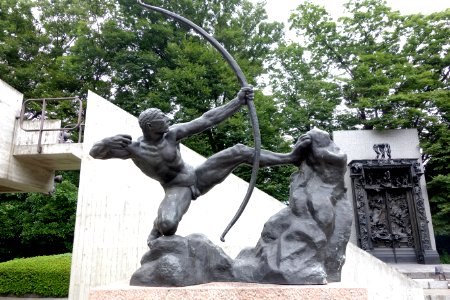Héraklès archer (Antoine Bourdelle) - National Museum of Western Art, Tokyo - DSC08030