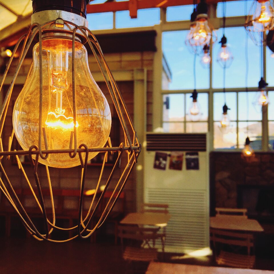 Lighting atmosphere indoor