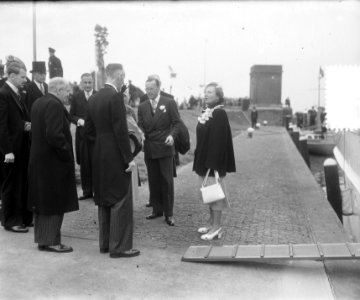 H. M. in Enkhuizen. Dromedaris op achtergrond, Bestanddeelnr 905-1792