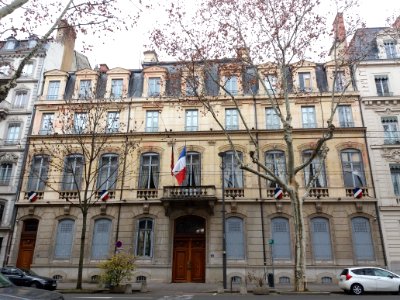 Hôtel du gouverneur militaire de Lyon - Façade