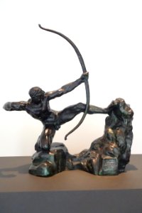 Héraklès archer (study) by Emile-Antoine Bourdelle, 1909, bronze - National Museum of Western Art, Tokyo - DSC08397