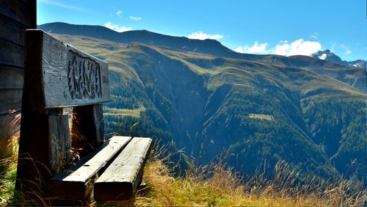 Landscape nature mountain peaks