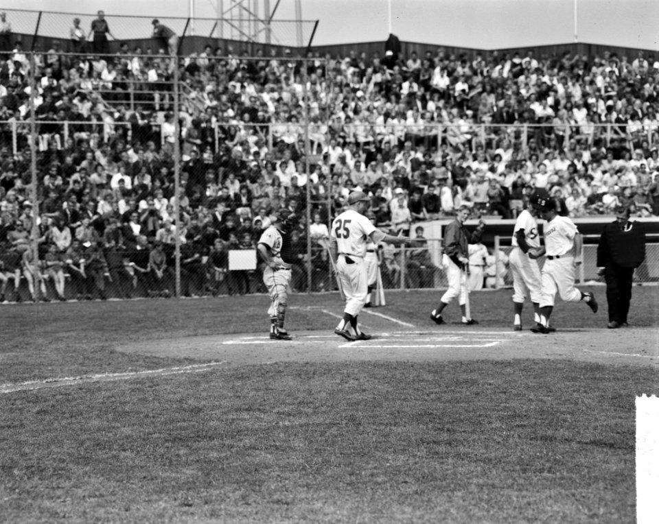 Haarlemse Honkbalweek Spelmoment tussen Grand Rapids Sullivans tegen England Sp, Bestanddeelnr 915-3287
