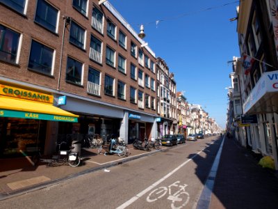 Haarlemmerstraat met Albert Heijn