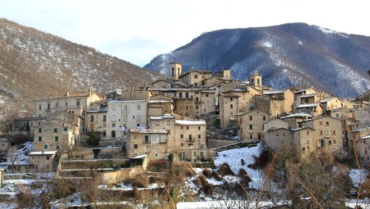 Middle ages italy town