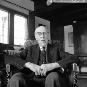Haarlemse portret en stillevenschilder G D Gratema 22 maart aanstaande 90 jaar, Bestanddeelnr 916-1809