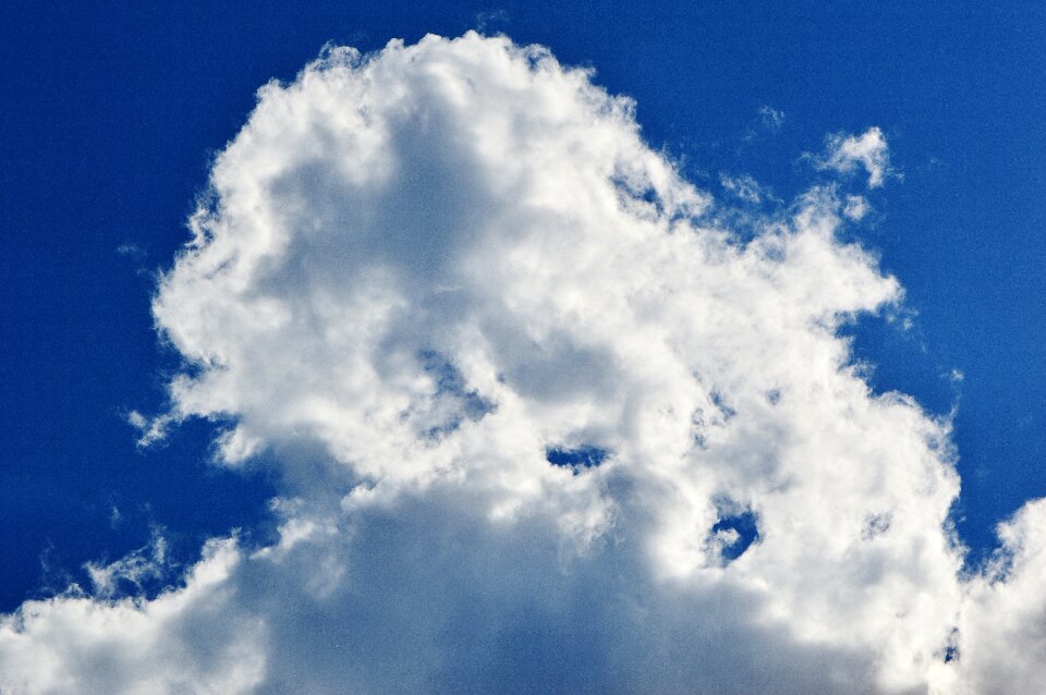 Sky white blue