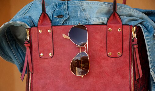 Bag sunglasses jacket