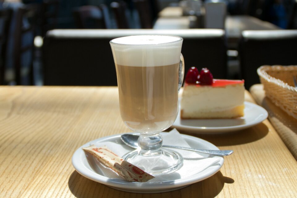 Drink beverage cake