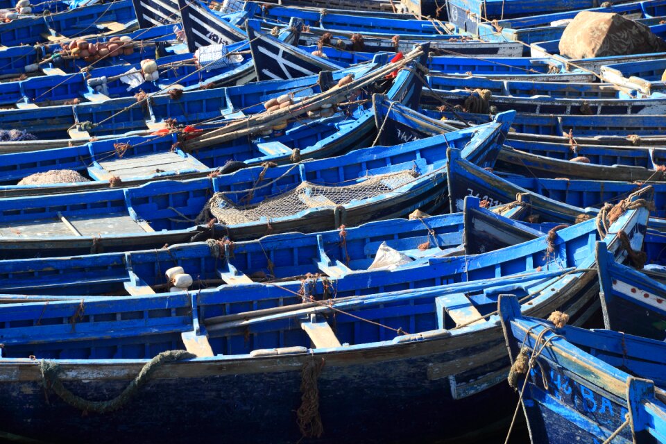 Essaouira fishing boats