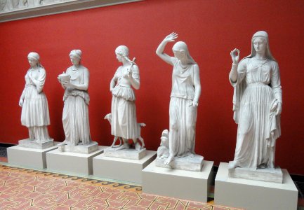 H.W. Bissen statues - Ny Carlsberg Glyptotek - Copenhagen - DSC09516