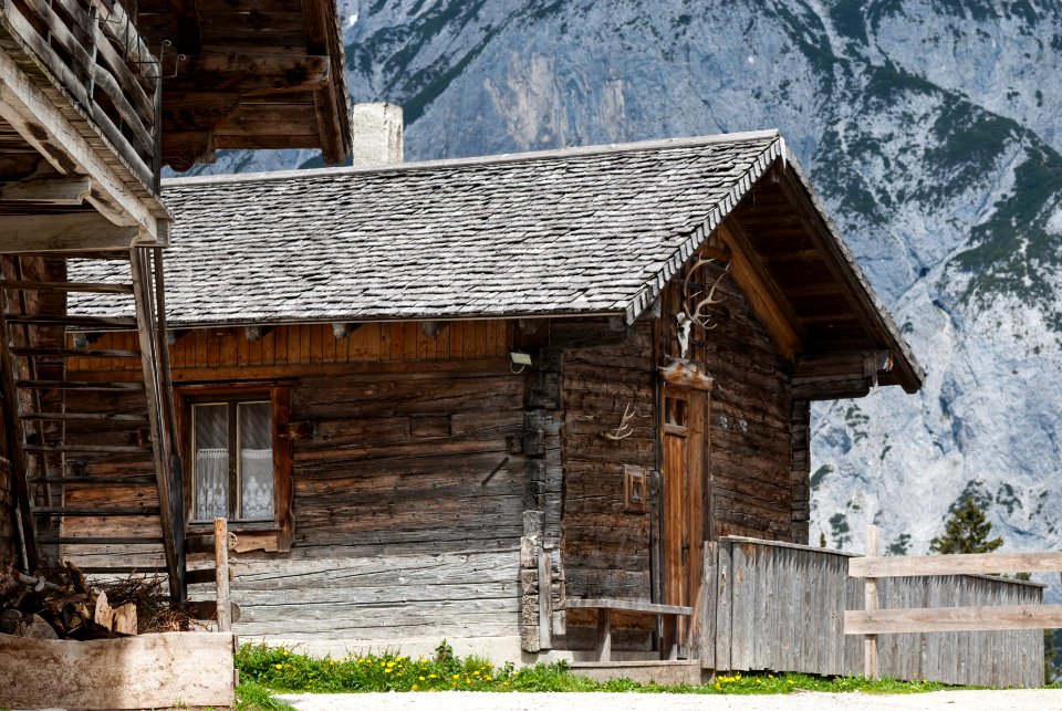Hütten auf der Walder Alm