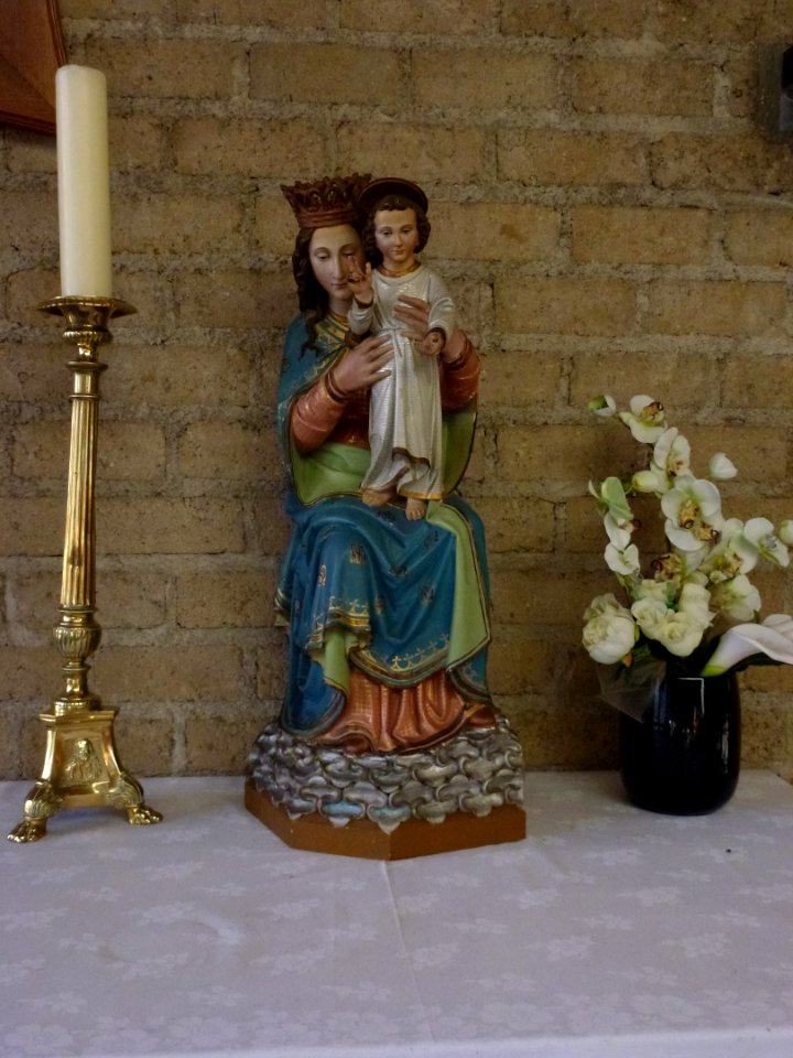 H. Catharina kerk Montfort (Roerdalen) beeld Maria met kind Jezus