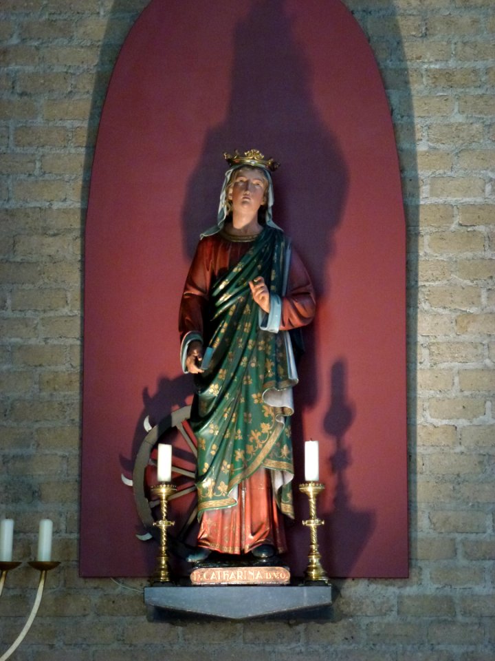 H. Catharina kerk Montfort (Roerdalen) beeld H.Catharina