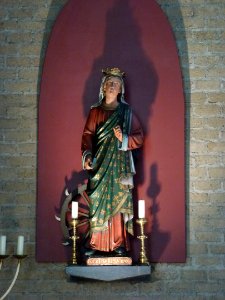 H. Catharina kerk Montfort (Roerdalen) beeld H.Catharina