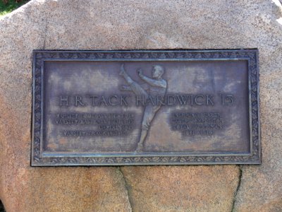 H.R. 'Tack' Hardwick memorial - Soldiers Field - Harvard University - DSC02981