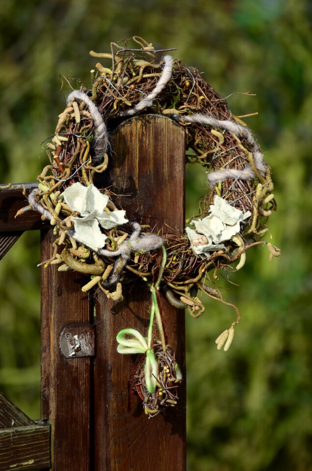 Woven easter spring