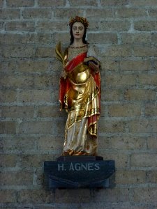 H. Catharina kerk Montfort (Roerdalen) beeld H.Agnes