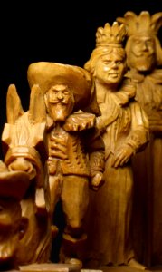 Hölzerne Schachfiguren