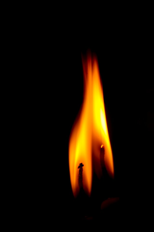 Burn yellow background