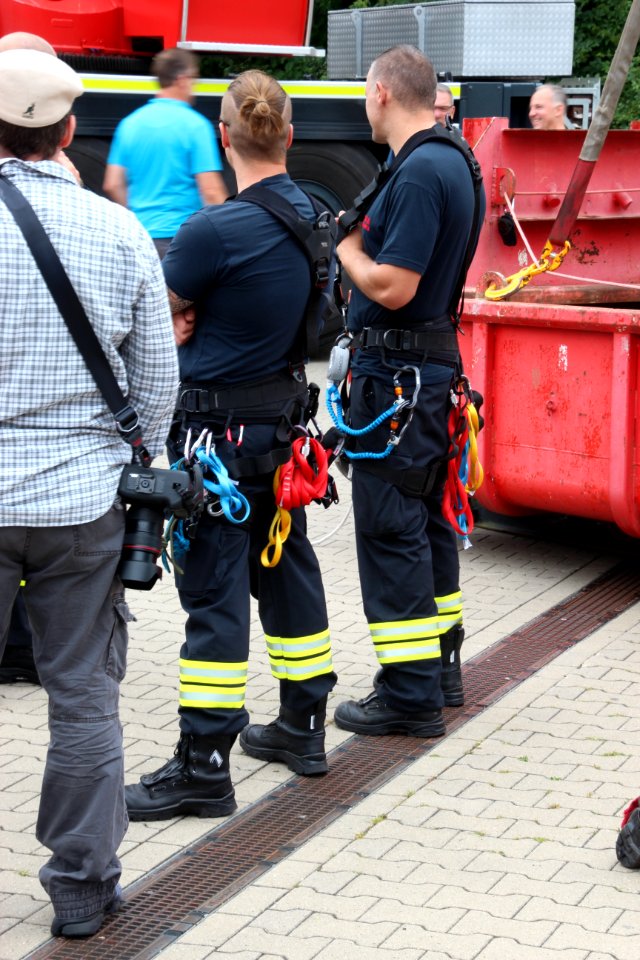 Höhenretter, Feuerwehr Bremerhaven, Jubiläumsfeier 125 Jahre Feuerwehr Bremerhaven