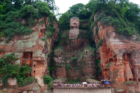 China chengdu leshan giant buddha photo