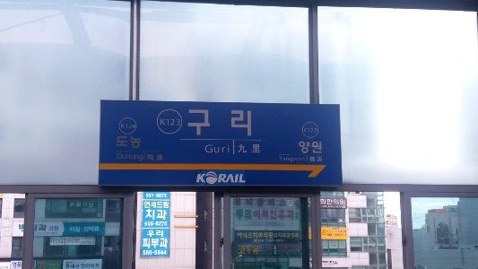 Guri Station sign