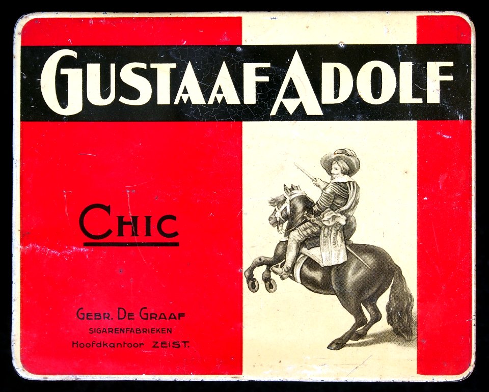 Gustaaf Adolf Chic sigarenblikje