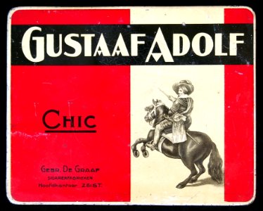 Gustaaf Adolf Chic sigarenblikje