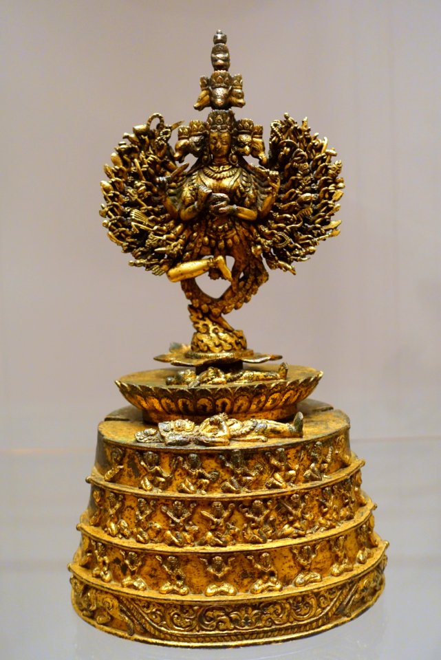 Guhyakali, Nepal, 17th century AD, bronze - Ethnological Museum, Berlin - DSC01845