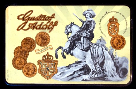 Gustaaf Adolf Marca Selecta sigarenblikje