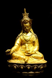 Guru Rinpoche, Qing dynasty, 17th-18th century, bronze - Museu do Oriente - Lisbon, Portugal - DSC06932