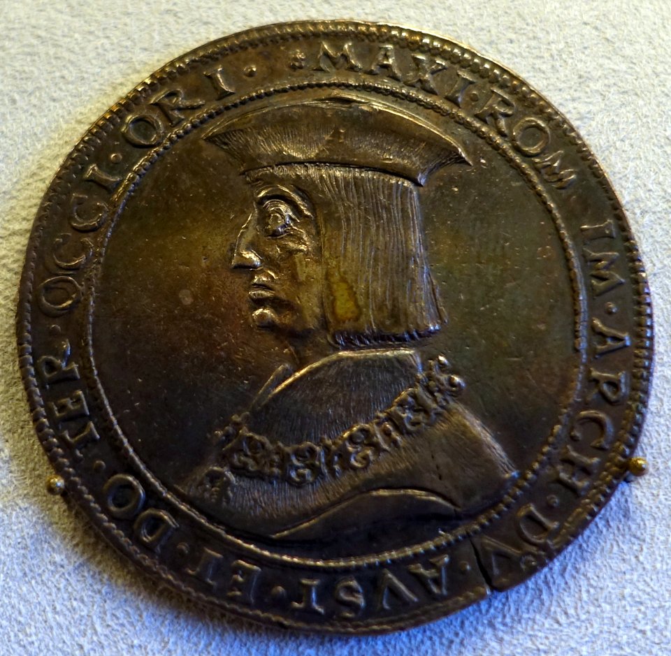 Guldiner, Maximilian I, Holy Roman Empire, 1518 - Bode-Museum - DSC02686