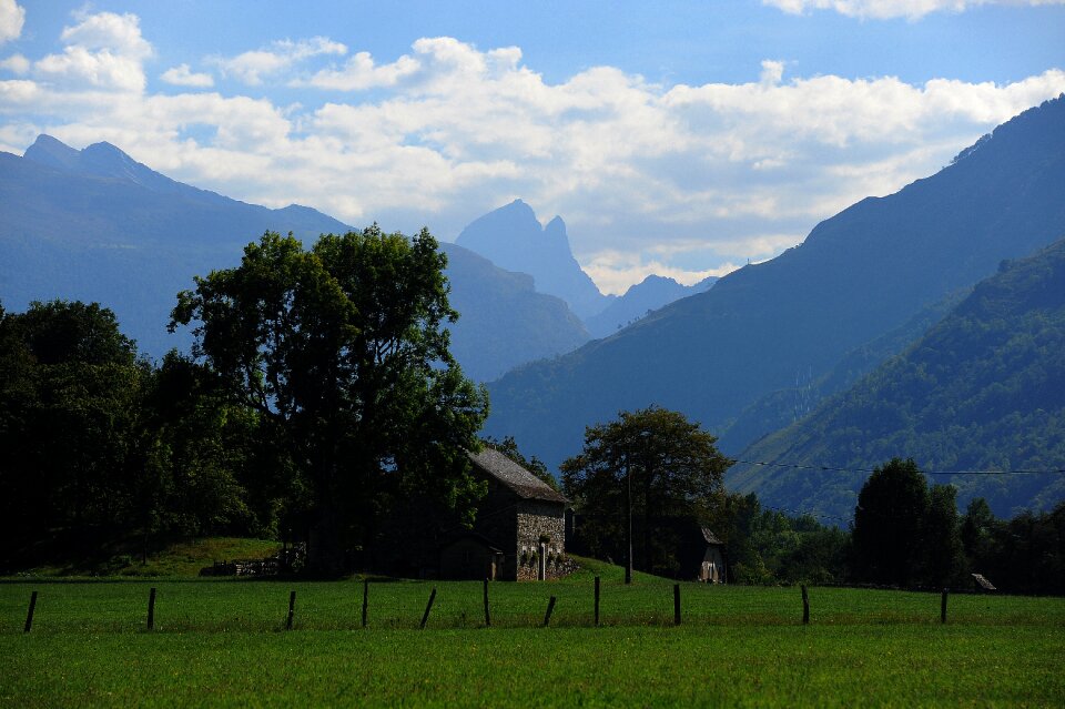 Ossau valley ossau landscape