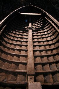 Boat wooden boat frame