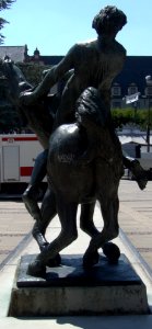 Grzimek – Stürzender Reiter – Rück