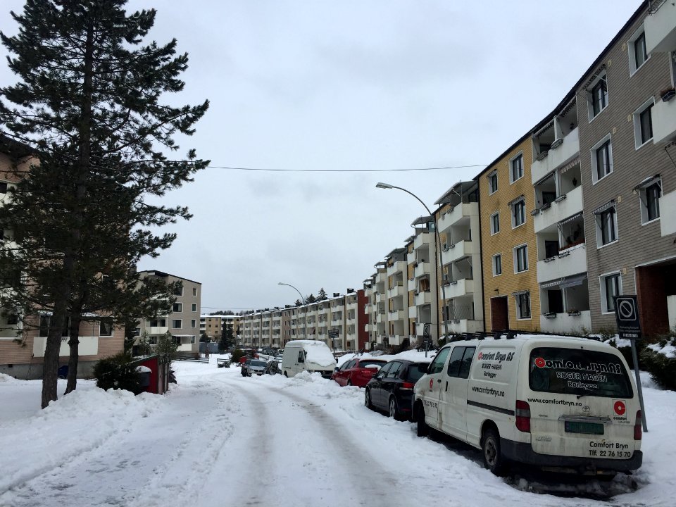 Grusveien mars 2016