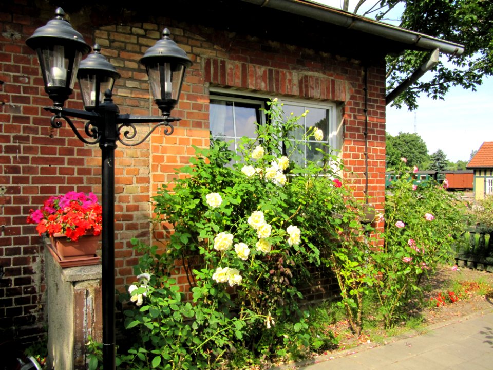 Guinguette à la gare de Putbus, Allemagne - 20100728
