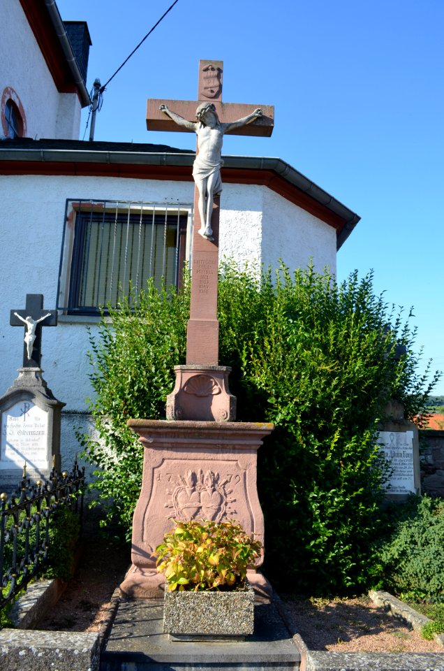 Guldental Waldhilbersheim, Katholische Pfarrkirche St. Martin, Kreuz 1779