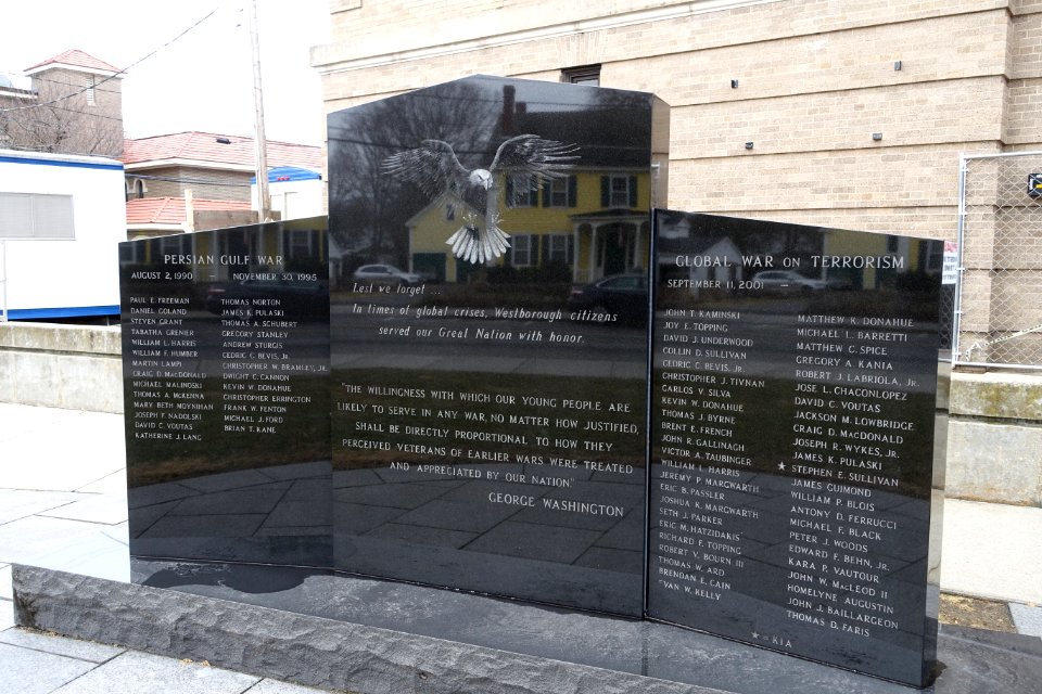 Gulf Wars and Global War on Terror Memorial - Westborough, Massachusetts - DSC05115