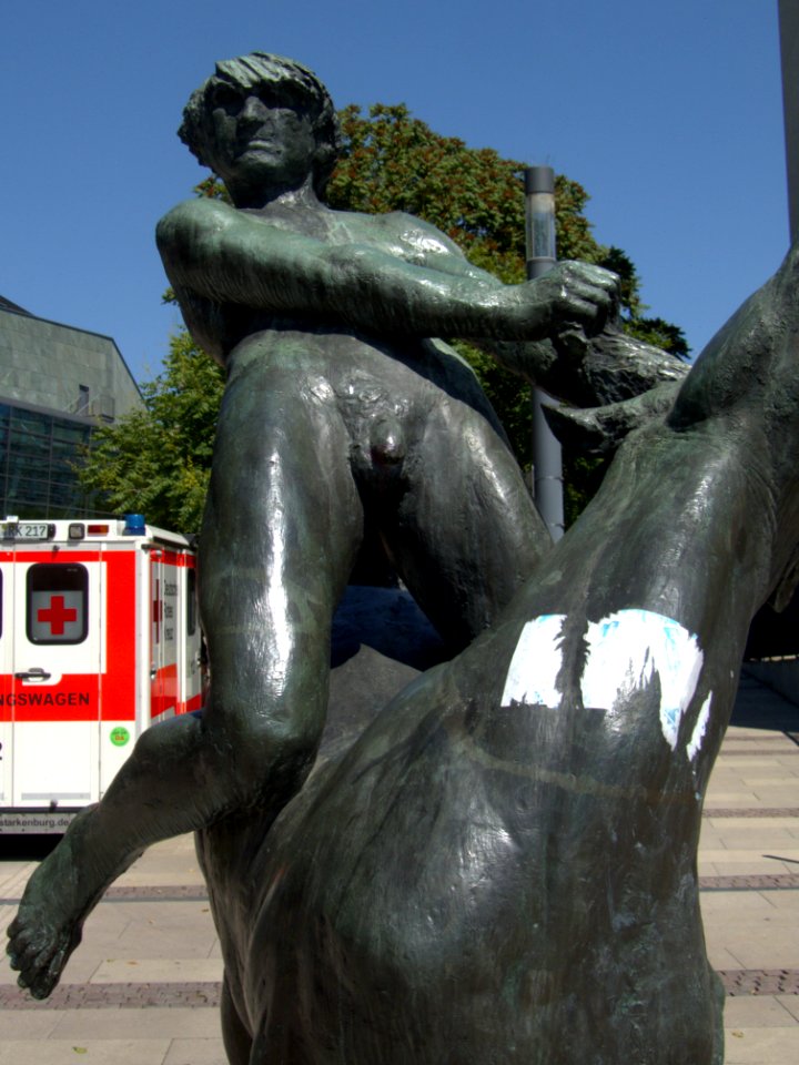 Grzimek – Stürzender Reiter – Detail 1