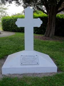Guignicourt (Aisne) Croix, memorial de l'ancien cimetière