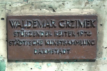 Grzimek – Stürzender Reiter – Plakette