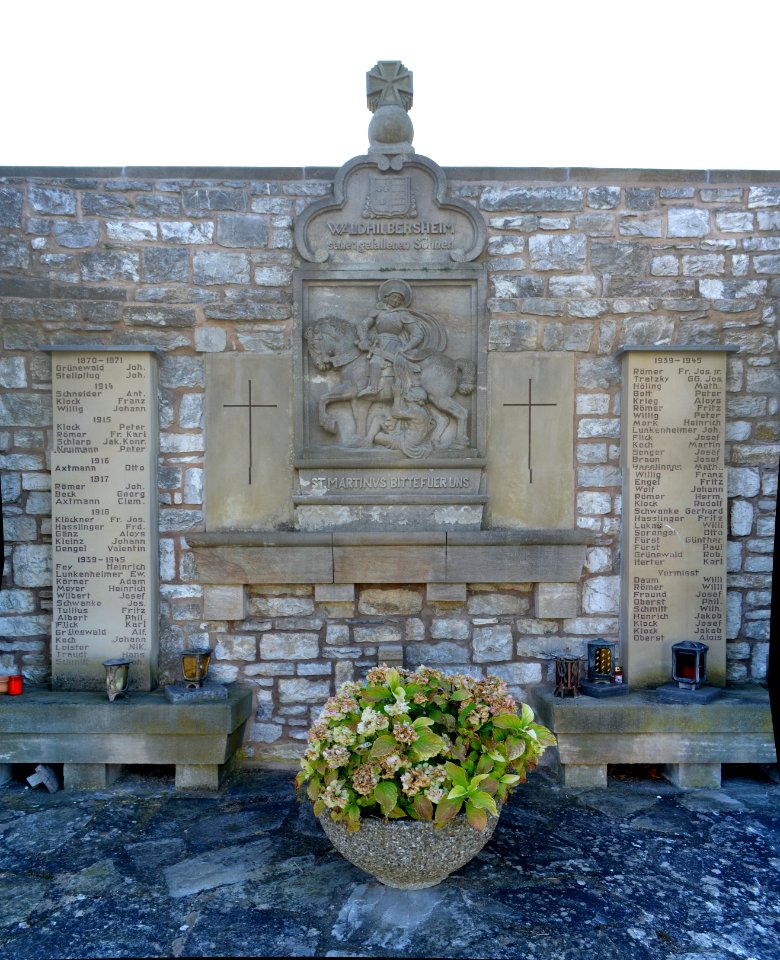Guldental Waldhilbersheim, Friedhof, Kriegerdenkmal (2)