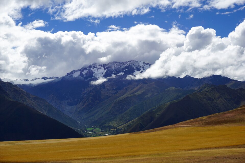 Peru mountains glaciers